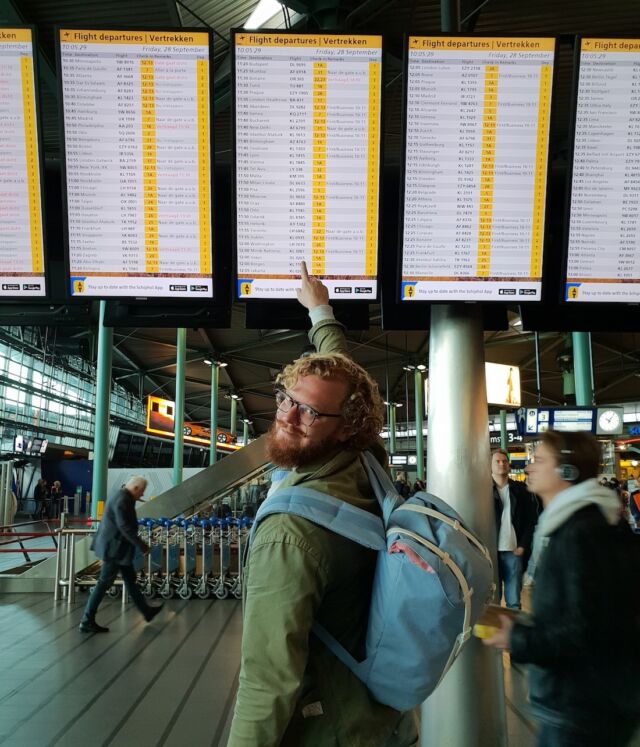 JP Schadde op Schiphol