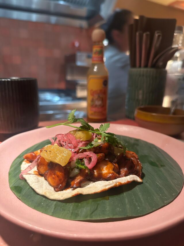 Gigantische taco's aan de chef's table van CIMA