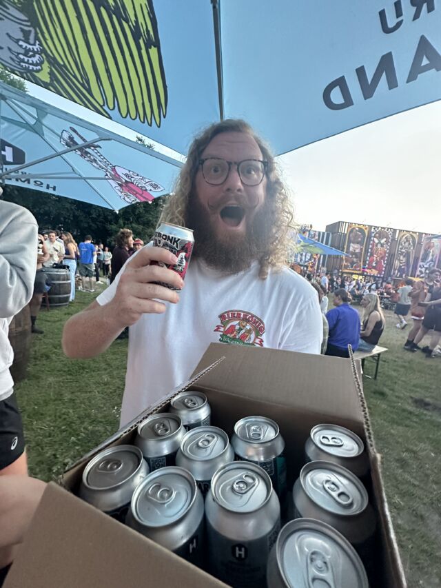We winnen bier bij Homeland bierfestival