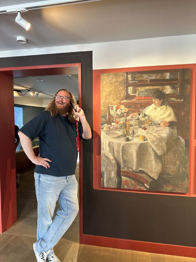 JP bij James Ensor in Oostende
