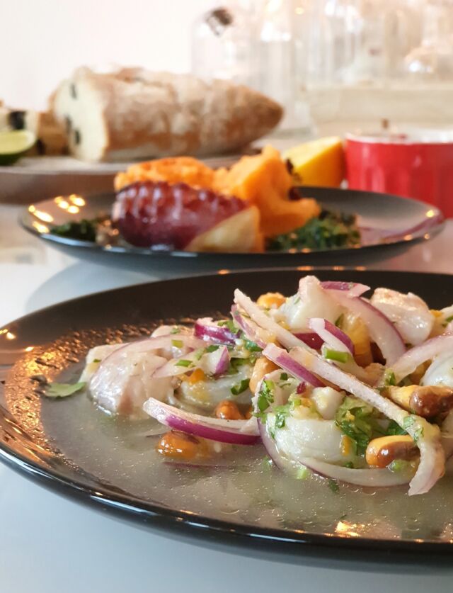 Ceviche en Pulpo Sjefietshe