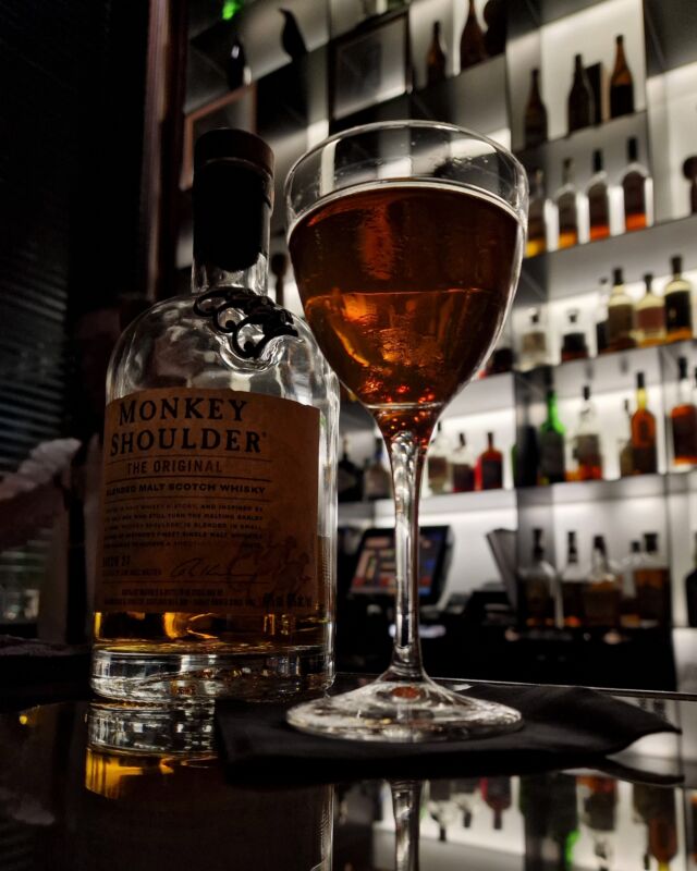 Manhattan With A Twist Taiko Bar