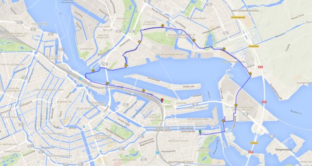 Hardlooproute Amsterdam Noord 1