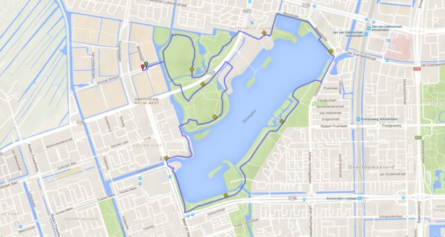 Hardlooproute Amsterdam Sloterplas 4