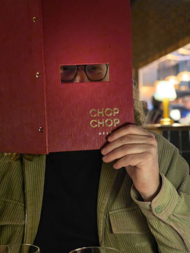 JP Chop Chop Amsterdam Menukaart