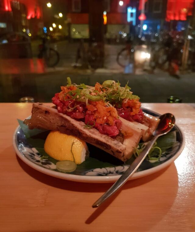 Kimchi Steak Tartare op Beenmerg Japanner