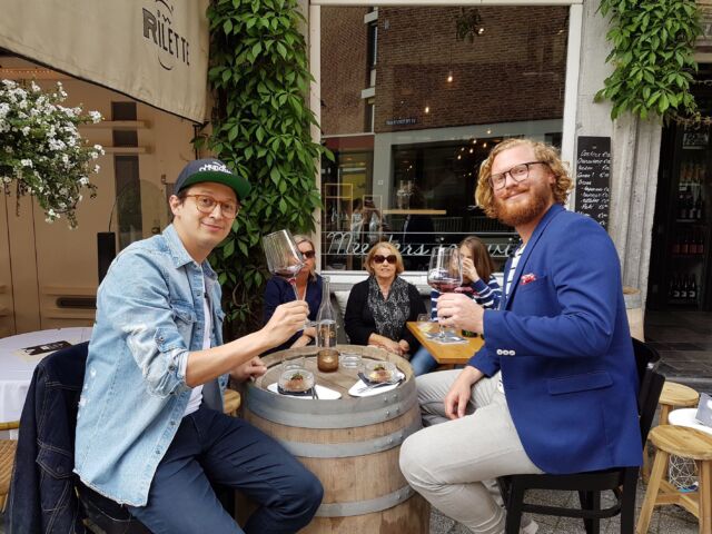 Roger en JP Meesters in Wijn Maastricht
