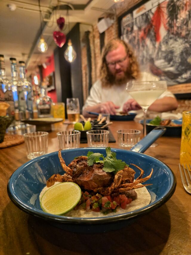 Taco Soft Shell Crab Oaxaca Amsterdam