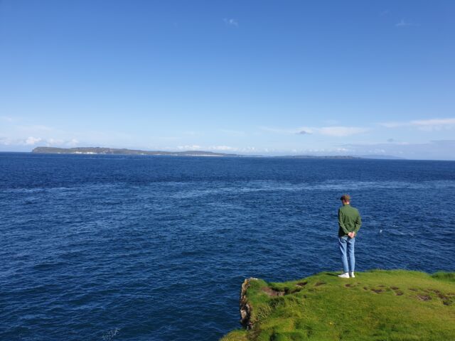 Touwbrug Uitzicht Noord Ierland Roadtrip