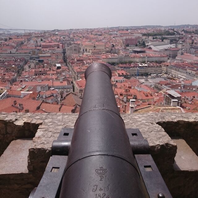 Uitzicht Lissabon Castelo Sao Jorge