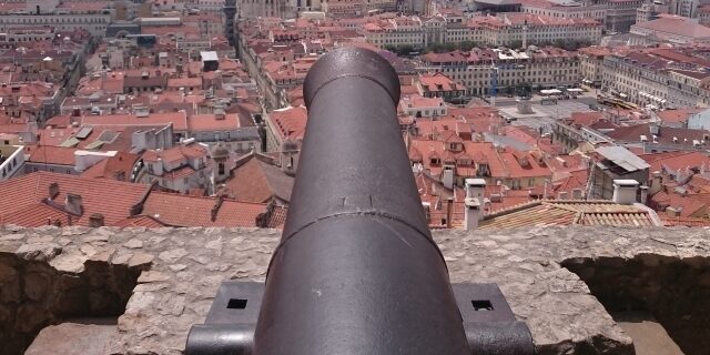 Uitzicht Lissabon Castelo Sao Jorge