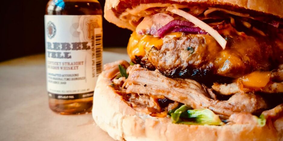 Cityguys burger rebel bourbon